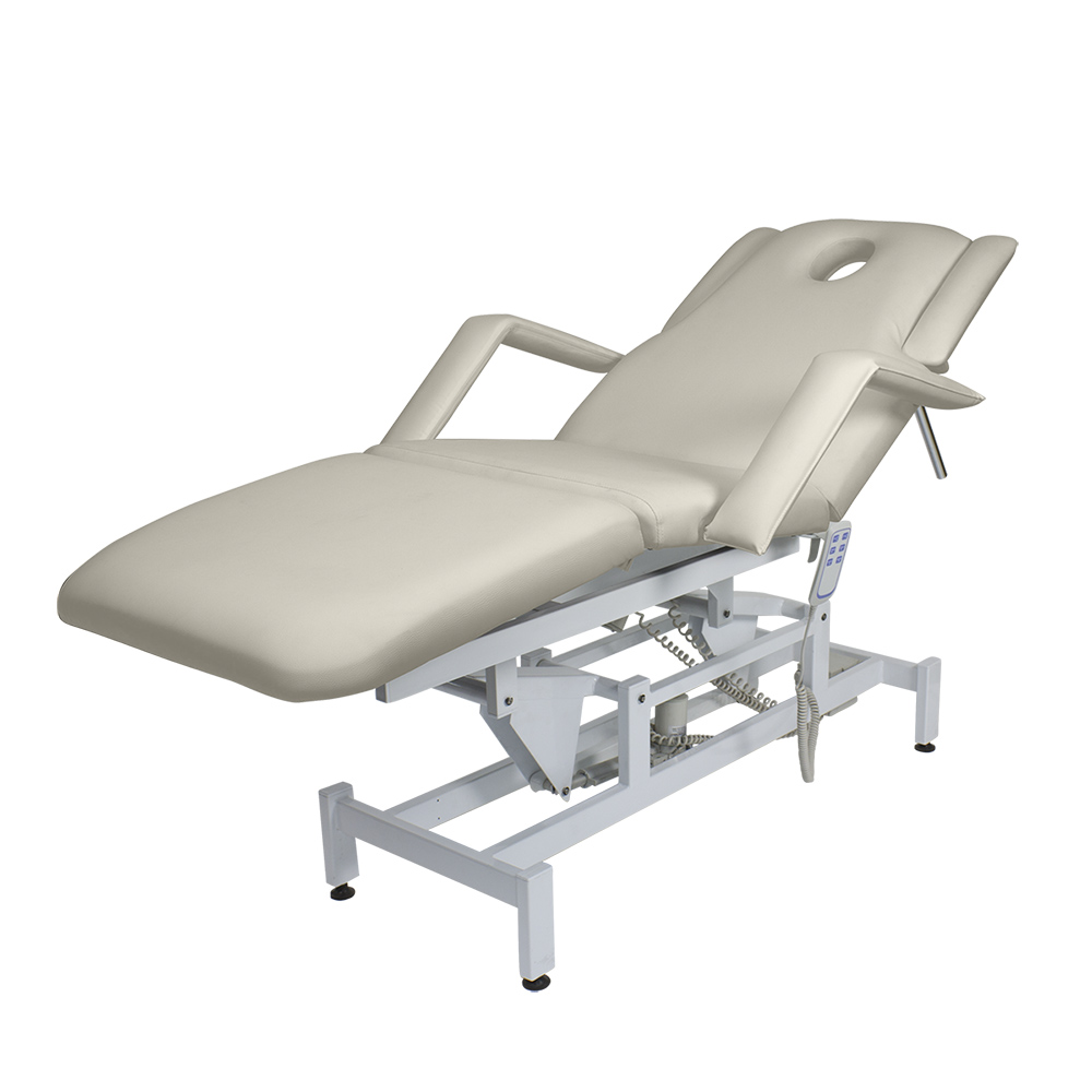 Кушетка массажная МД-849 (Элегия-3А) Слоновая кость, 3 мотора