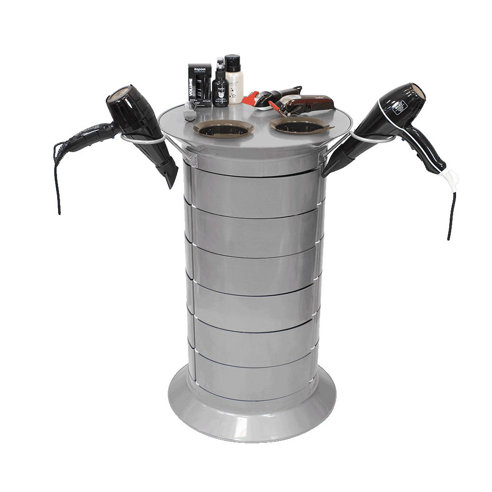 Парикмахерская тележка GiroCo Doble, серый