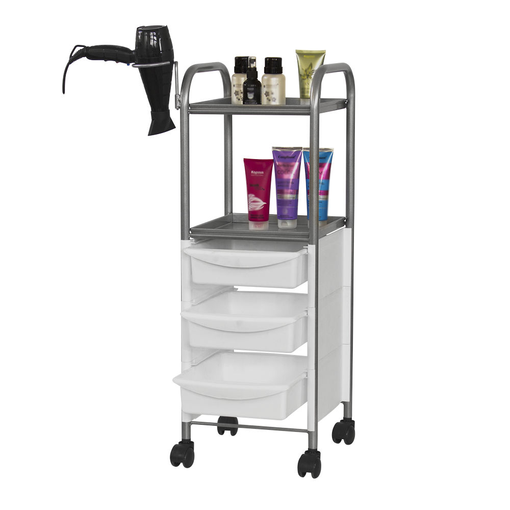 Тележка парикмахерская М-09, белый