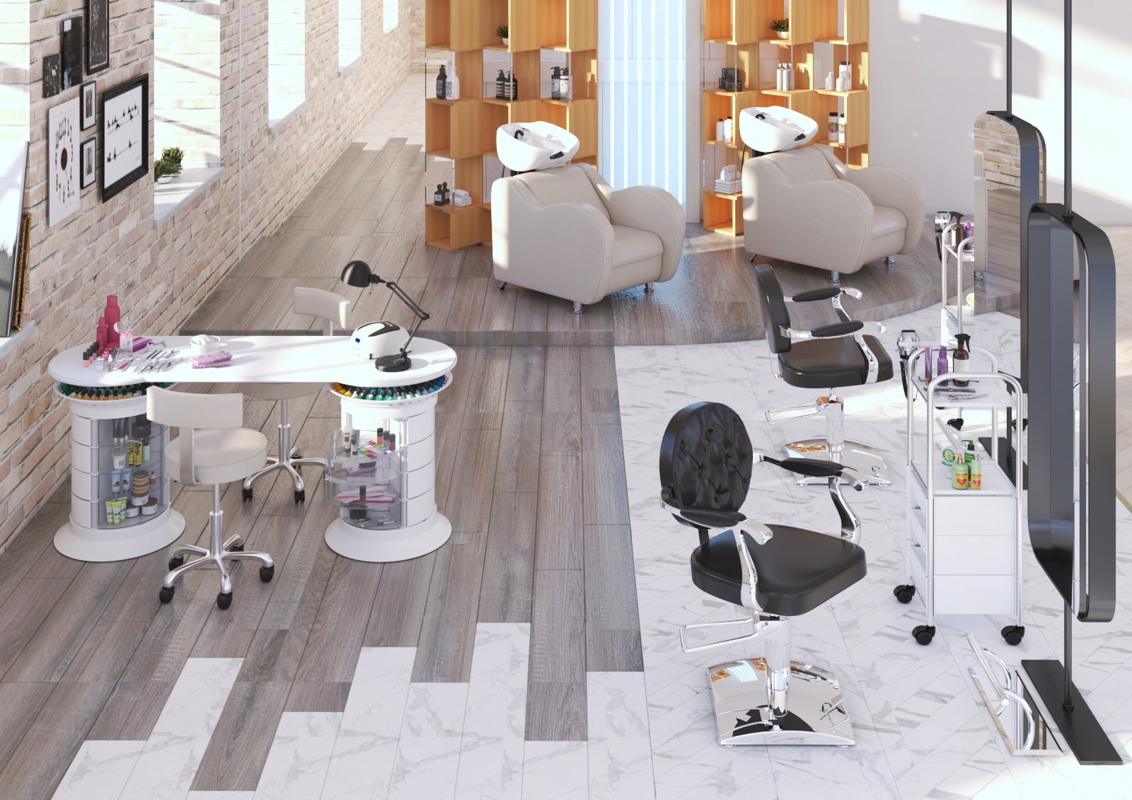 Парикмахерская мойка МД-124, с термостёжкой