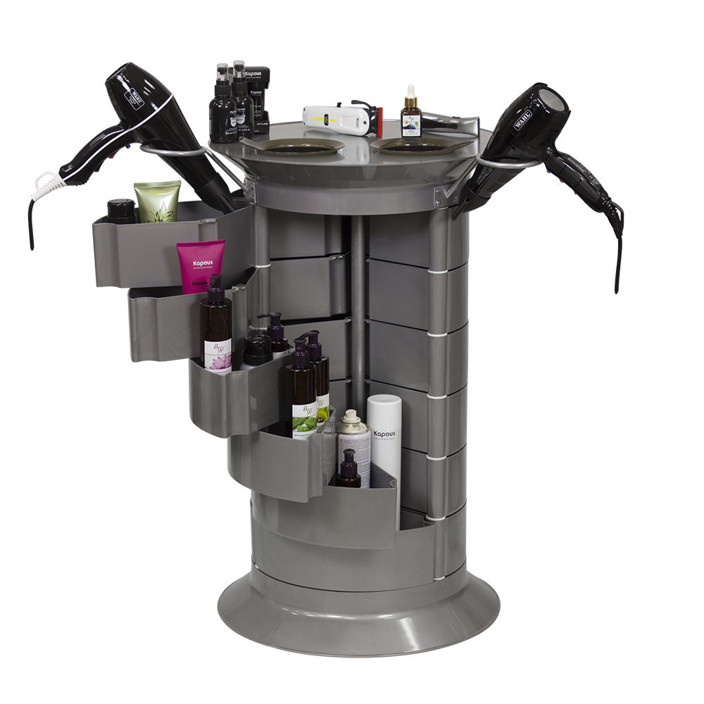 Парикмахерская тележка GiroCo Doble, серый