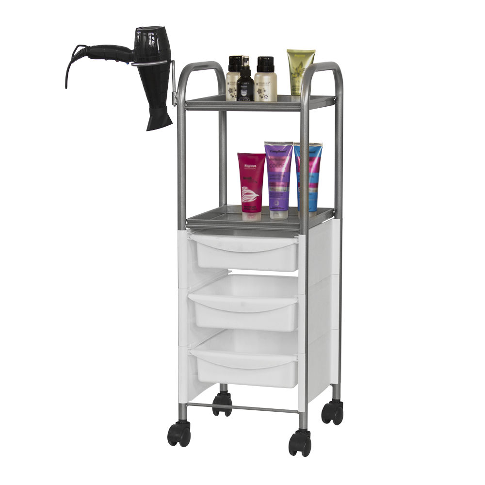 Тележка парикмахерская М-09, белый