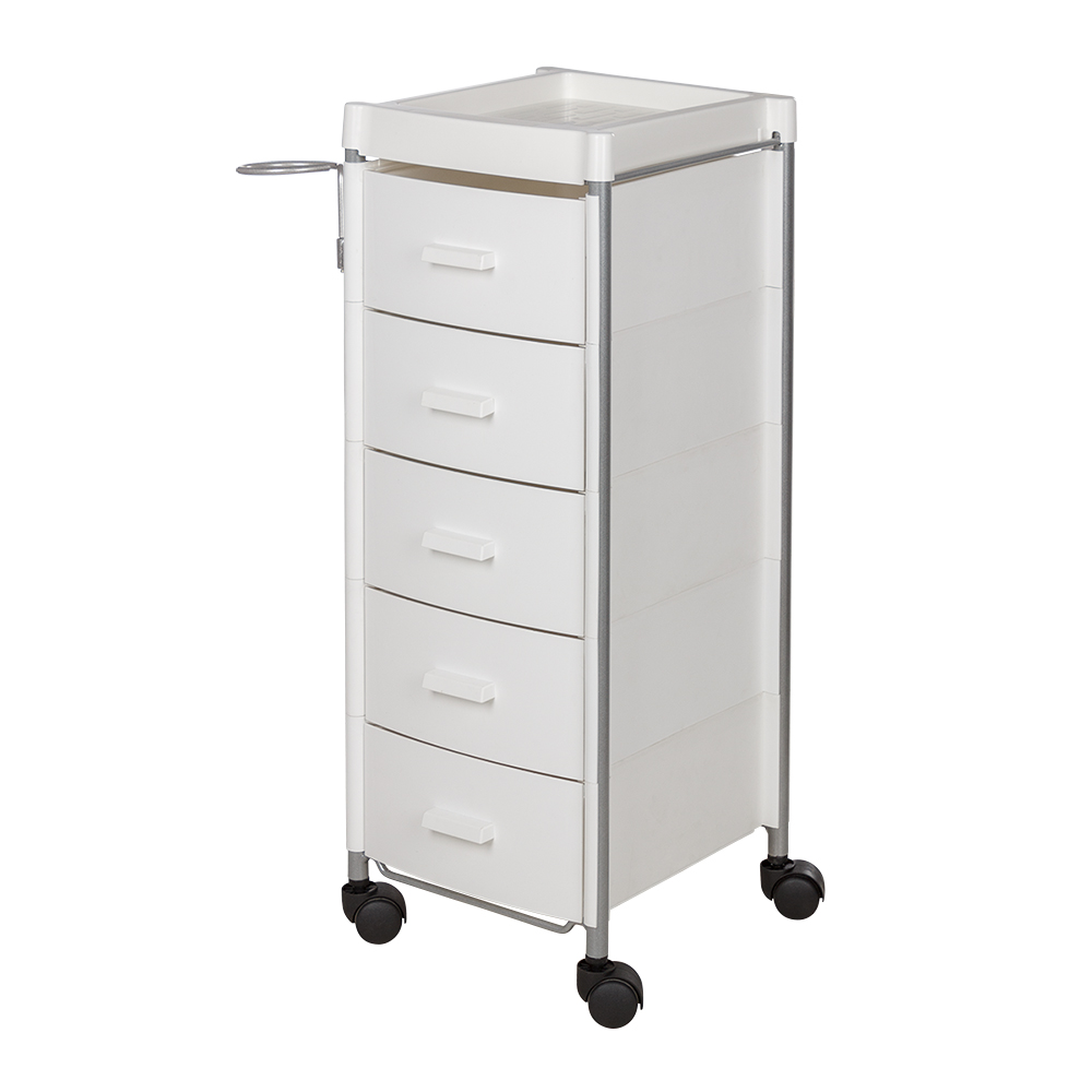 Тележка парикмахерская Глорис-04, белый