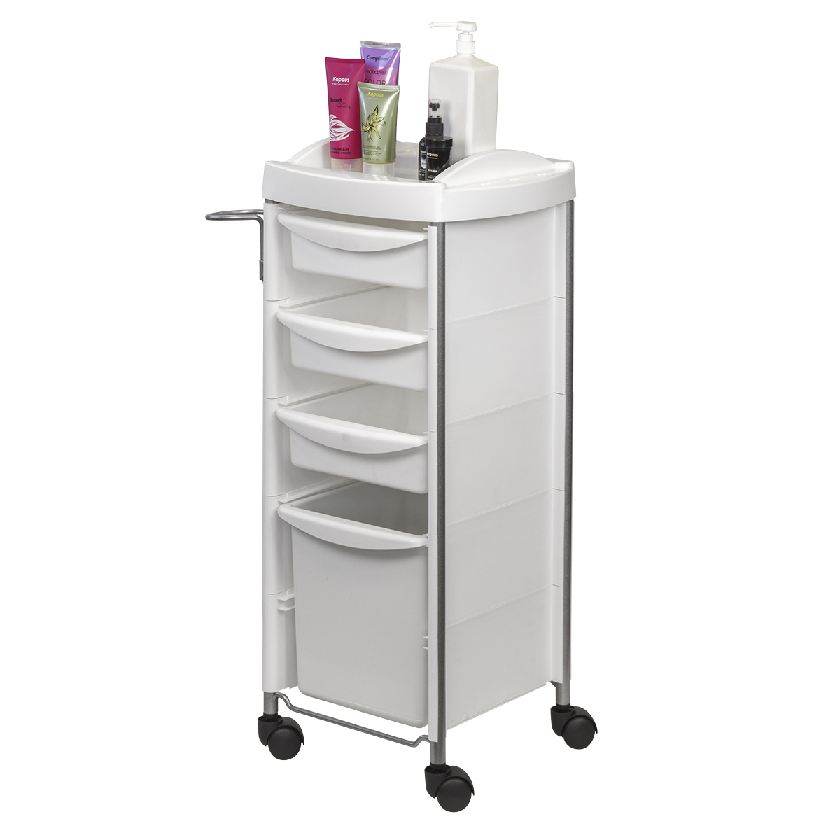 Тележка парикмахерская М-03 box, белый