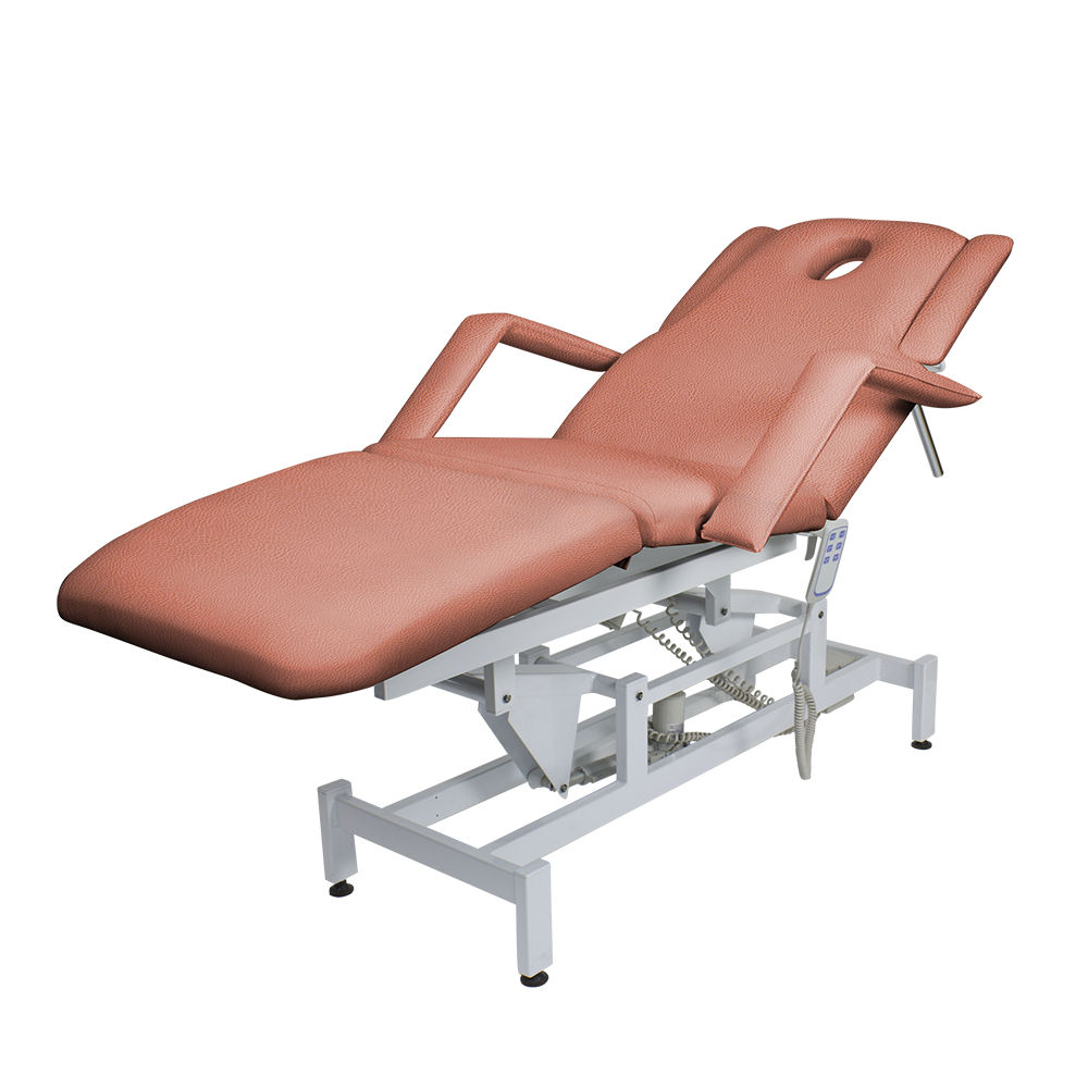 Кушетка массажная МД-849 (Элегия-3А) Слоновая кость, 3 мотора