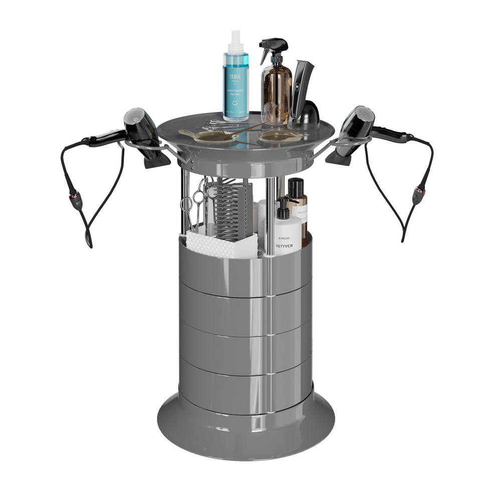 Парикмахерская тележка GiroCo Luisa, серый