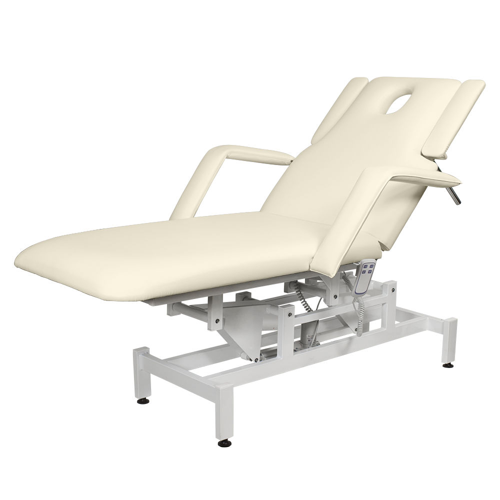 Косметологическая кушетка МД-850 (Элегия-2А), серебристая, 2 мотора