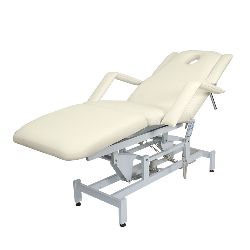 Косметологическая кушетка МД-849 (Элегия-3А) Слоновая кость, 3 мотора