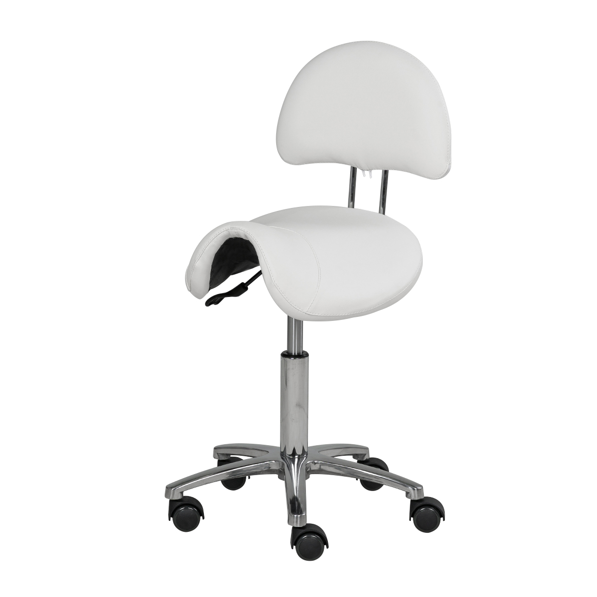 Стул-седло со спинкой МД-901А Белый