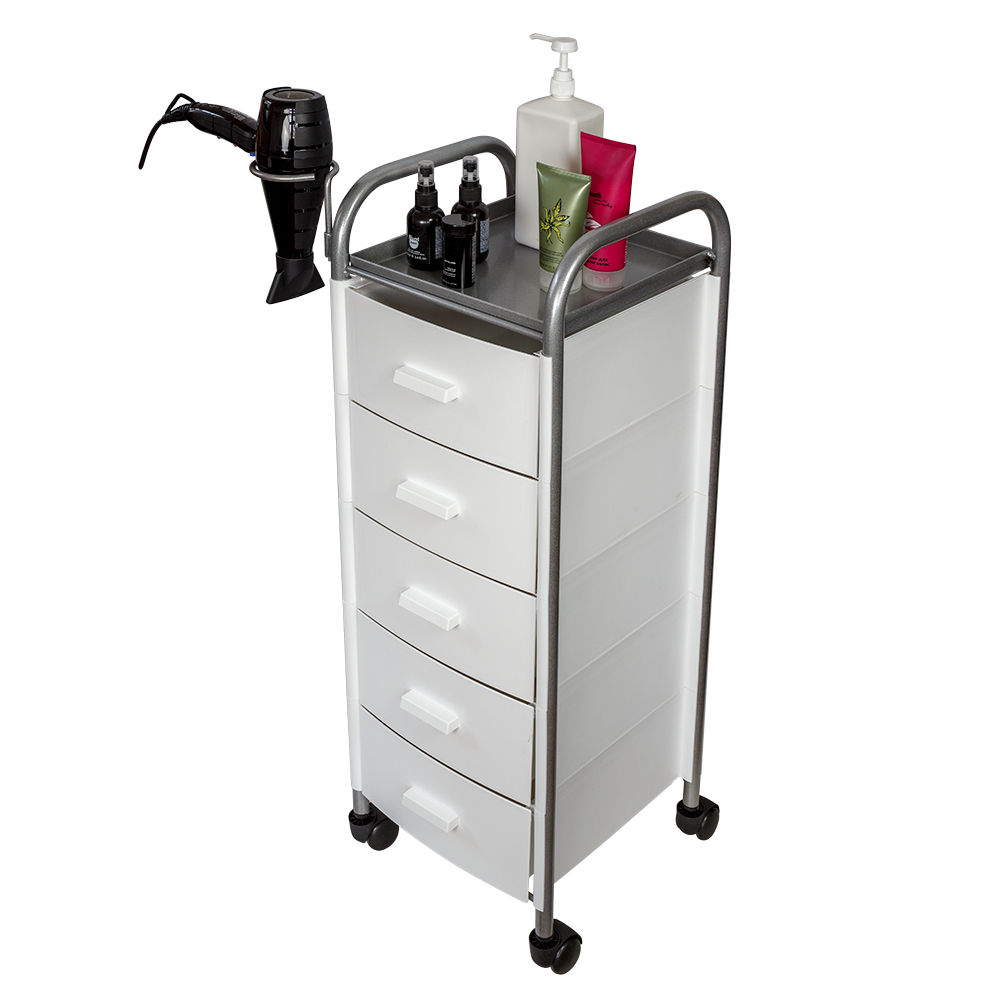 Тележка парикмахерская Глорис-02, белый