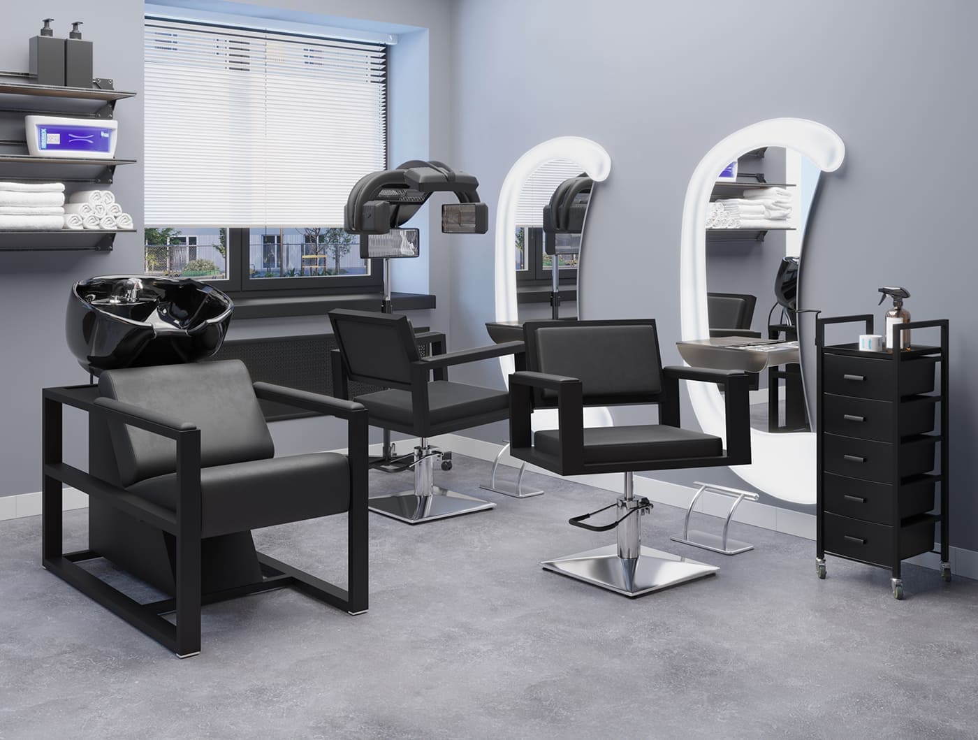 Парикмахерская тележка Дуглас