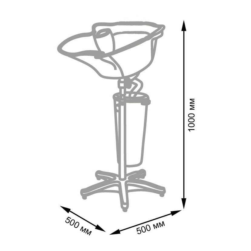 Парикмахерская мойка МД-133