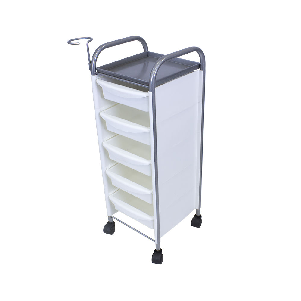 Тележка парикмахерская М-02, белый