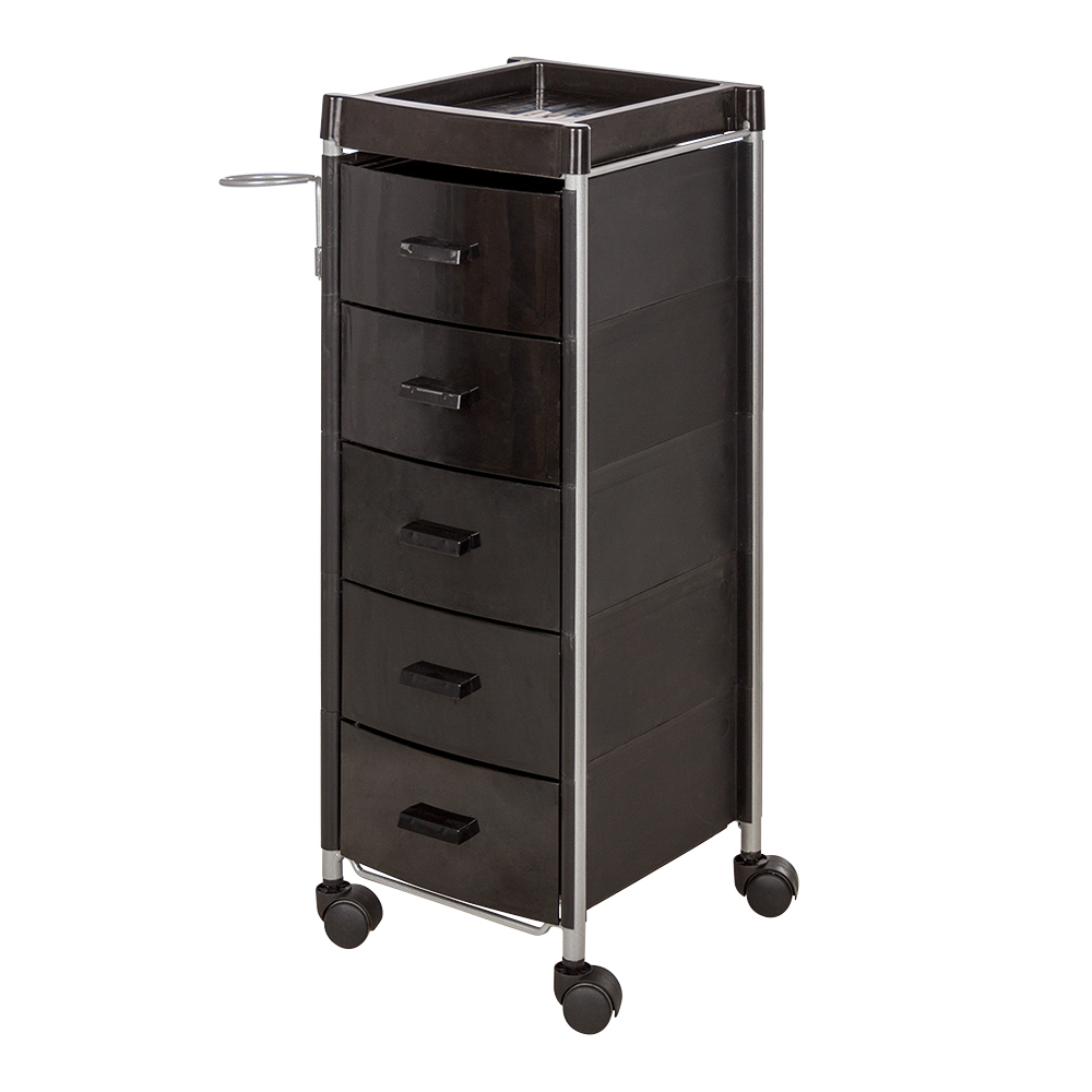 Тележка парикмахерская Глорис-04, черный