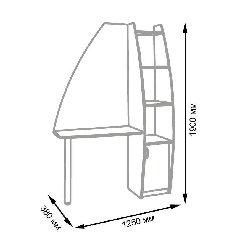 Парикмахерское зеркало САПФИР
