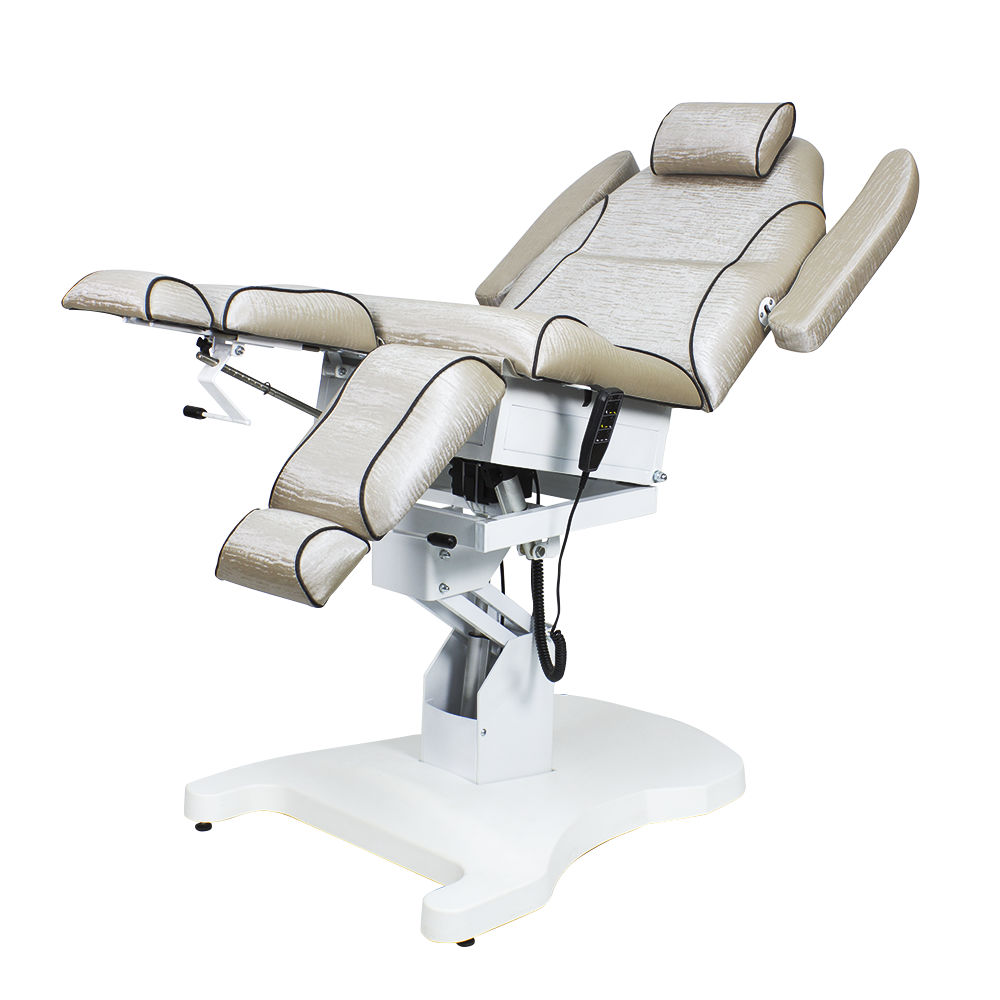 Педикюрное кресло Шарм-03 (Элегия-3В), 3 мотора, Слоновая кость