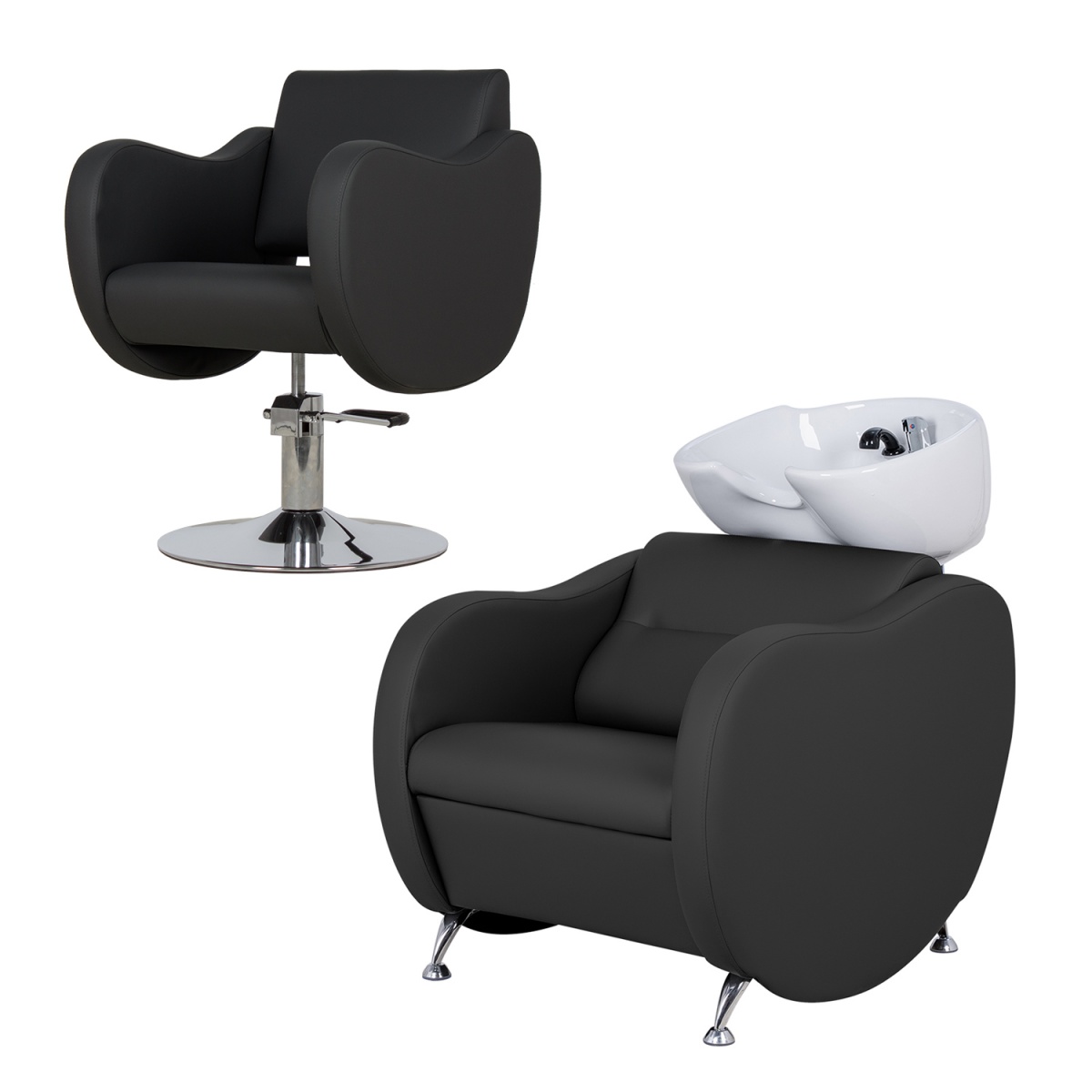 Парикмахерский комплект Жаклин (кресло + мойка)