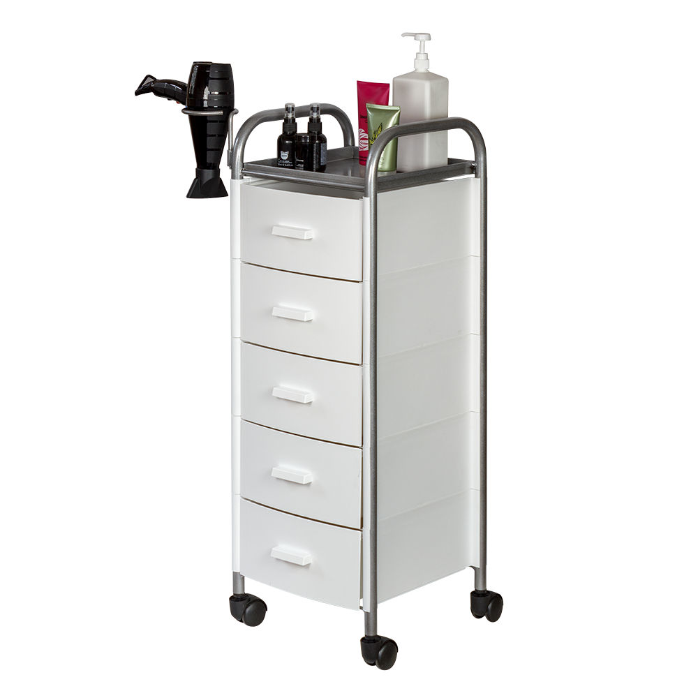 Тележка парикмахерская Глорис-02, белый