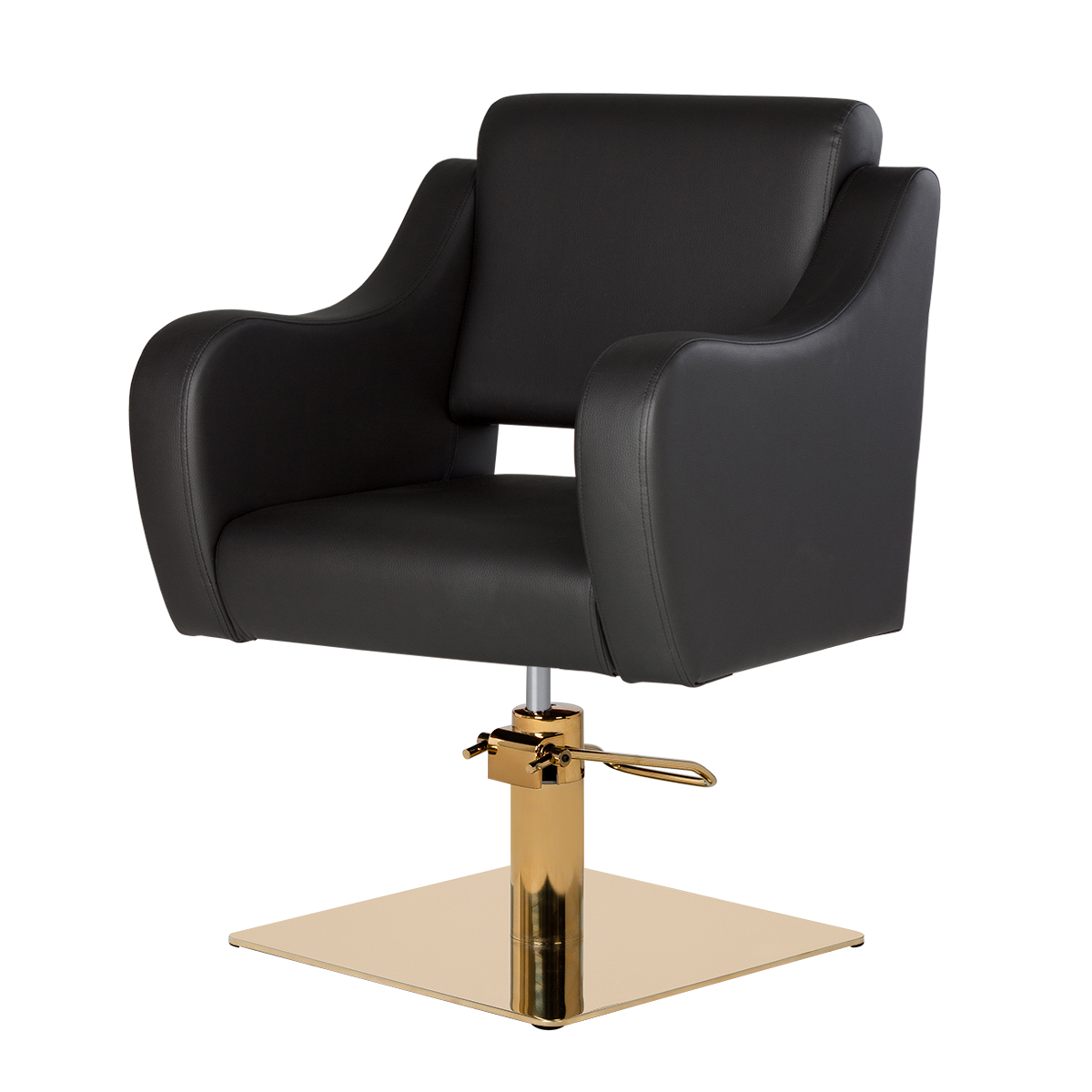 Парикмахерское кресло МД-24, основание чёрный круг