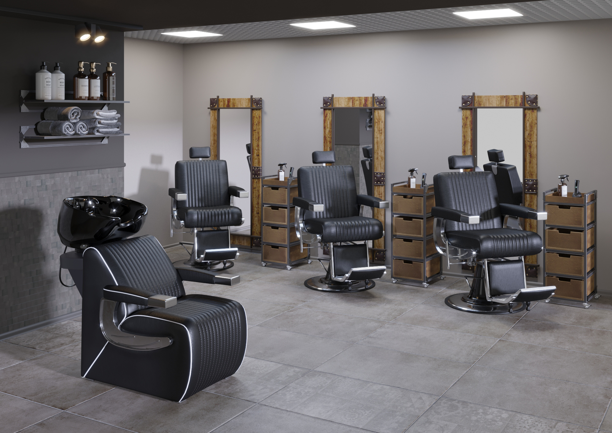 Комплект Челленджер (кресло+мойка)